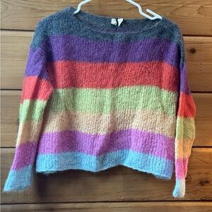 ANTHROPOLOGIE Moth brand Colorful Striped Women's Sweater